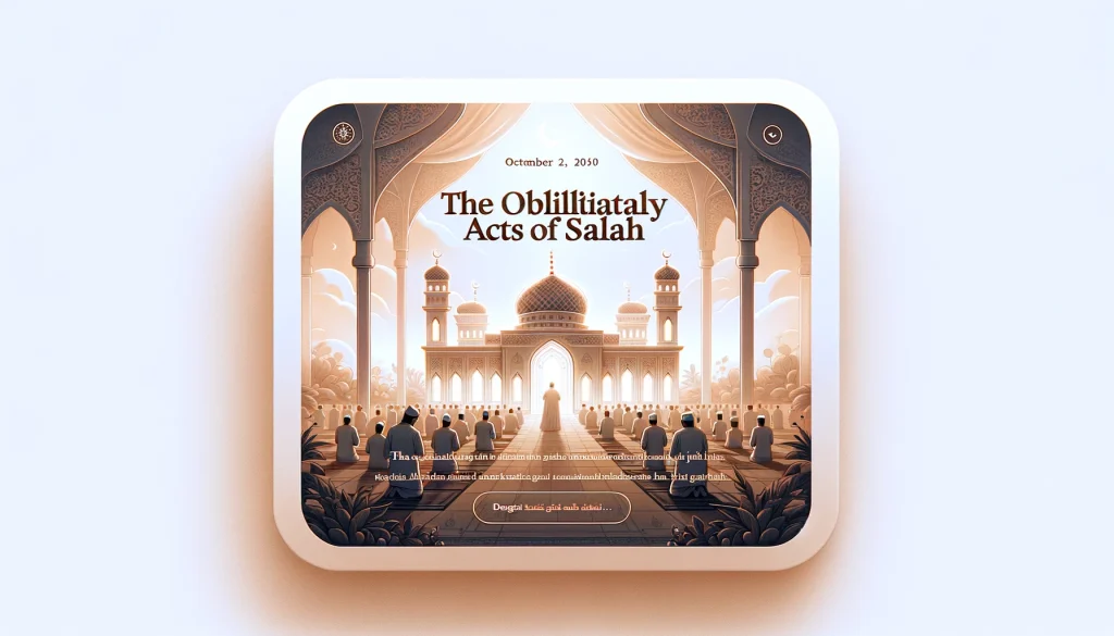 সালাতের ফরজসমূহ