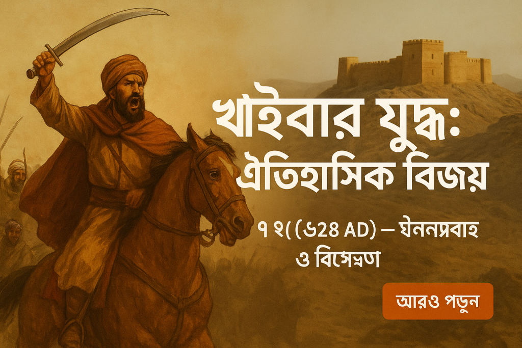 হযরত সাফিয়া (رضي الله عنها)-এর বিবাহ ও খাইবার যুদ্ধ