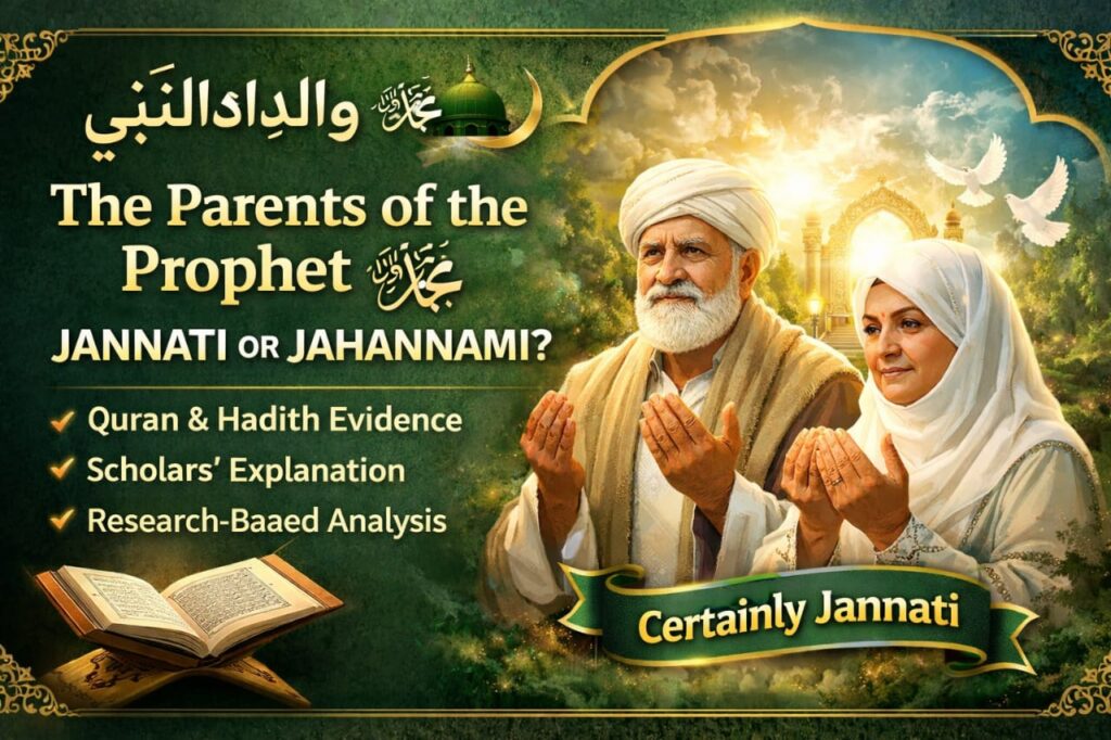 রাসূল (সাঃ) এর পিতা-মাতা জান্নাতি নাকি জাহান্নামী