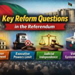  গণভোটে যে চারটি প্রশ্ন থাকবে