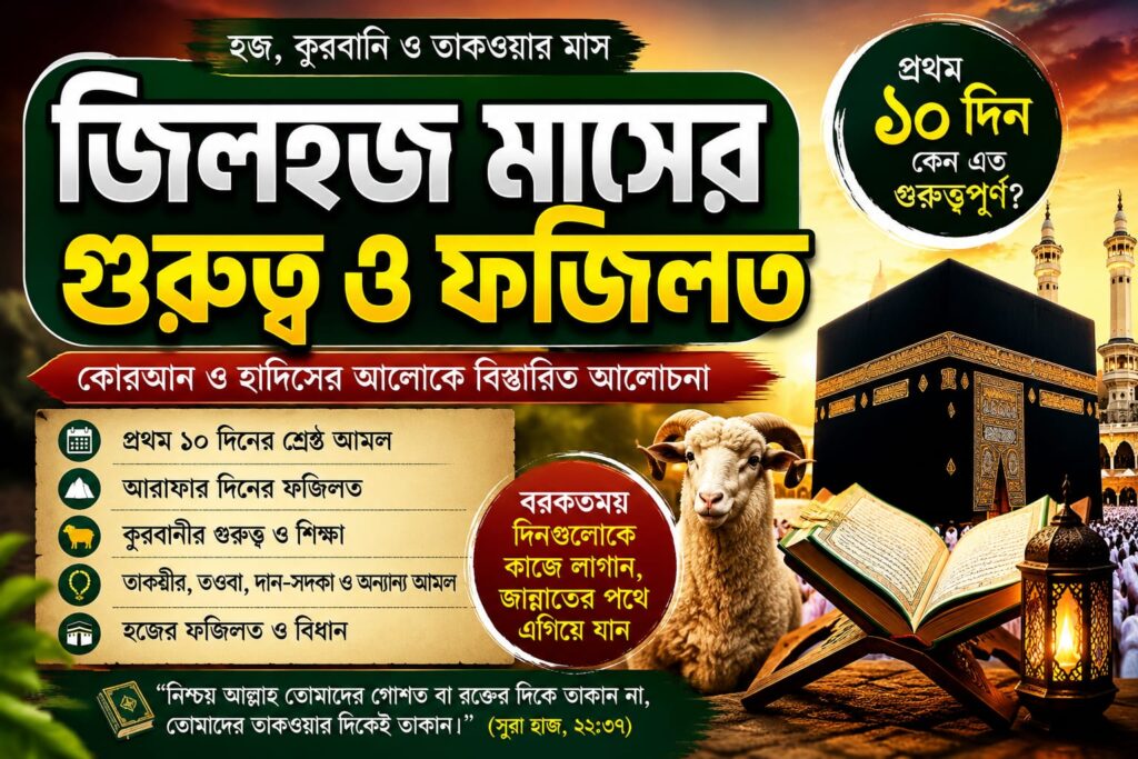 জিলহজ মাসের গুরুত্ব ও ফজিলত